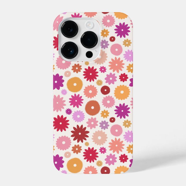 Colorful Blooms Repeat Pattern (Verso)