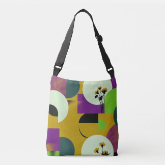 Colorful Botanical Shapes Tote Bag – Playful Flora