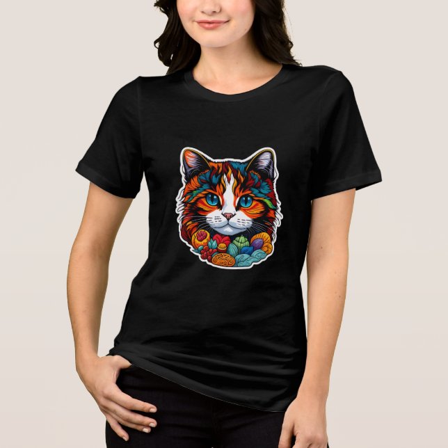  Colorful Cat & Sweet Treats – Vibrant Art Design (Frente)
