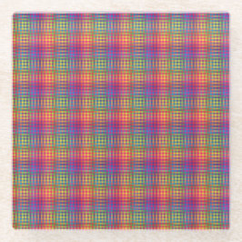Colorful Checker Abstract Pattern