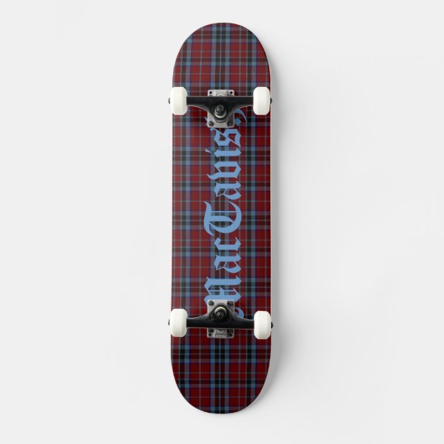 Colorful Clan MacTavish Custom Skateboard (Frente)