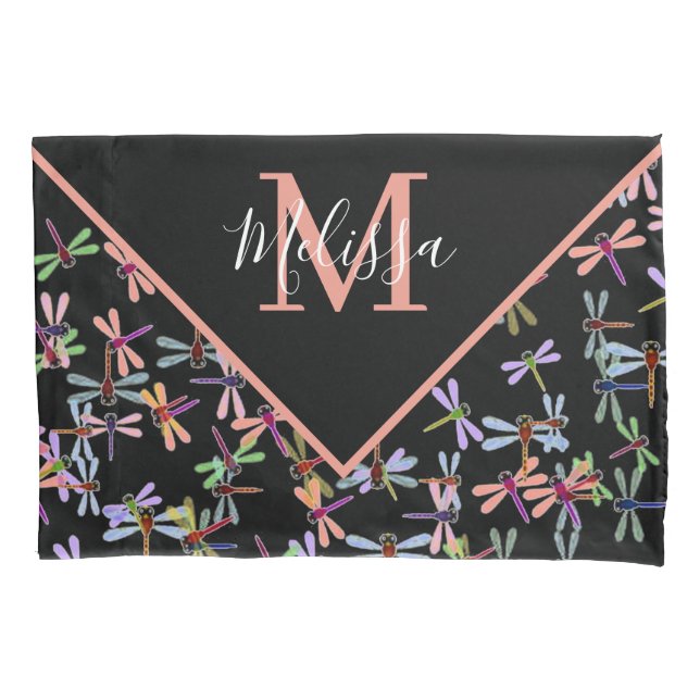 Colorful dragonflies personalized  (Frente)