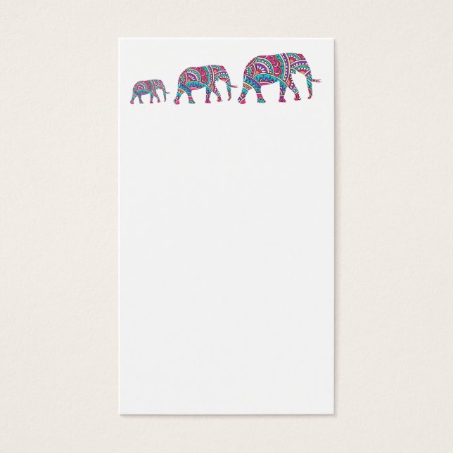 Colorful elephants (Frente)