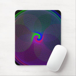 Colorful Fused Center Geometric Mouse Pad