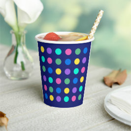 Colorful Geometric Dots Drinkware Design - 