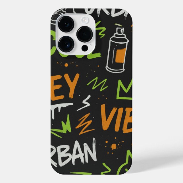"Colorful Graffiti Style Phone Case – Urban & Arti (Verso)