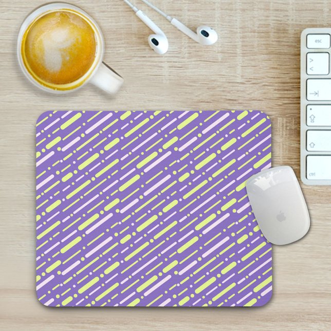 Colorful Lines Pattern Mouse Pad (Criador carregado)