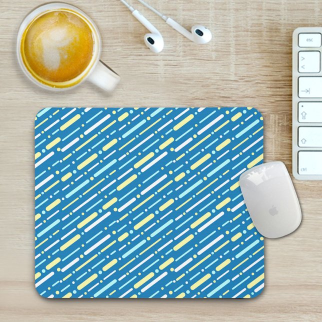Colorful Lines Pattern Mouse Pad (Criador carregado)