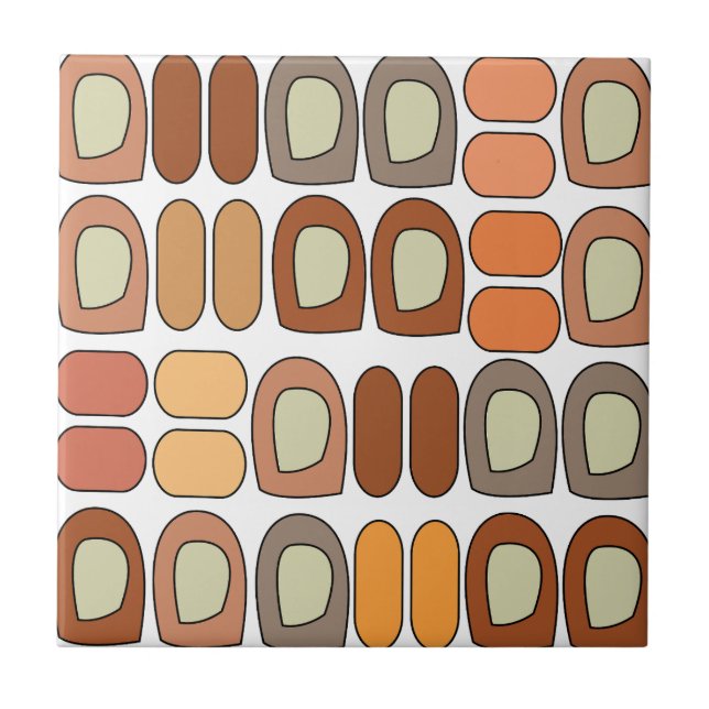 Colorful Mid Century Modern Geometric (Frente)