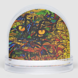 Colorful Mosaic Cat Art Prin