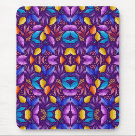 Colorful mouse pad featuring a symmetrical