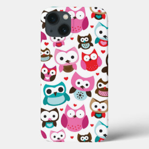 colorful owl pattern