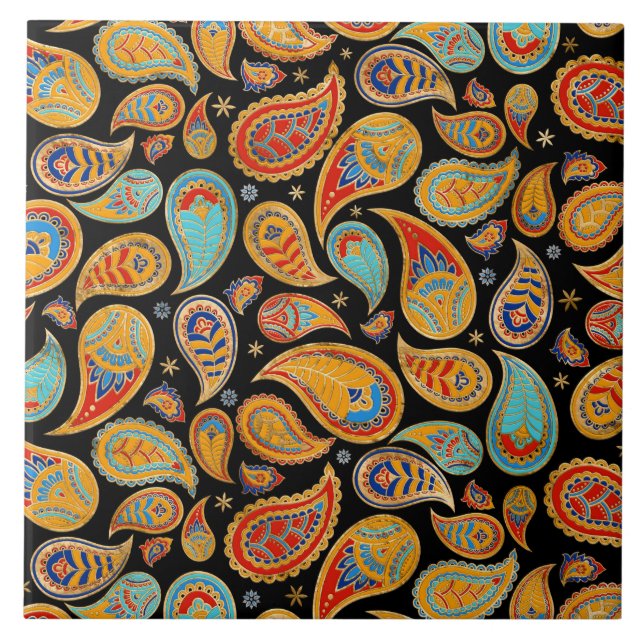 Colorful Paisley Pattern (Frente)