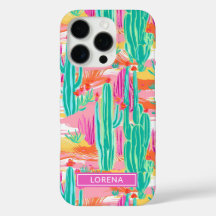 Colorful Saguaro Cacti Personalized