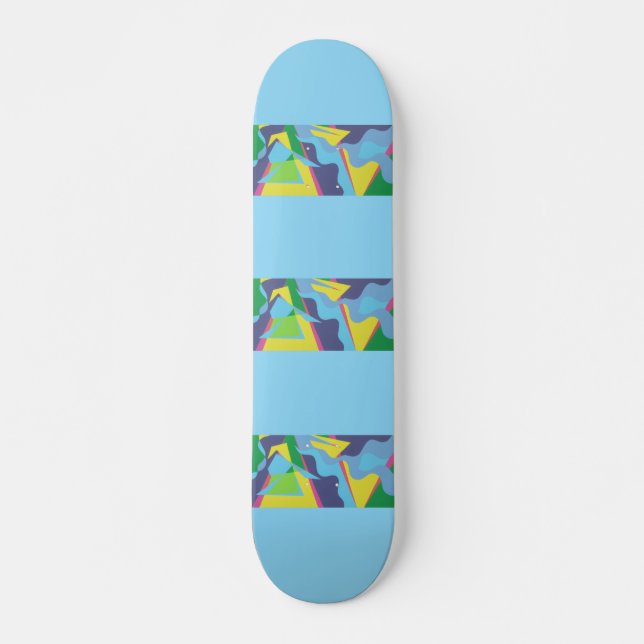 Colorful Skateboard Deck (Frente)