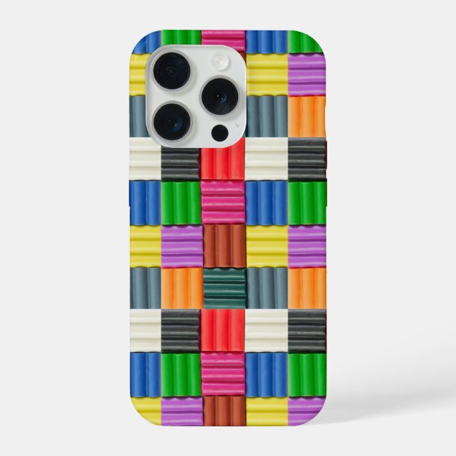 Colorful square pattern (Verso)