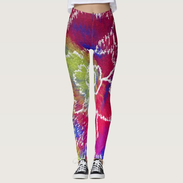 Colorful Tie Dye Leggings (Frente)
