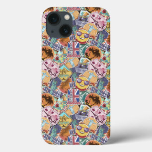 Colorful Travel Sticker Pattern