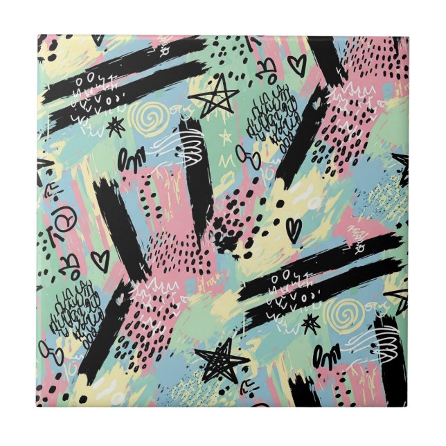 Colorful Urban Graffiti Pattern (12) (Frente)