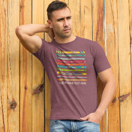 Colorful Vintage Skis Custom Message Graphic