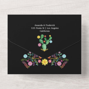 Colorful Watercolor Floral Fiesta Casamento All In