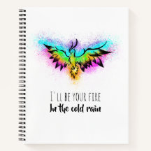 Colorida Aquarela Rainbow Phoenix Bird