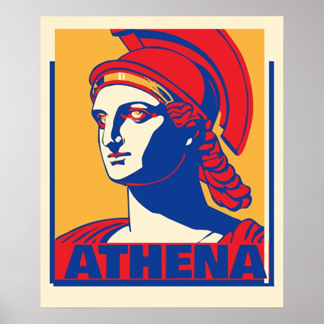 Colorida Athena Impressão (Frente)
