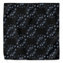 Colorida Blue Paisley Design Bandana