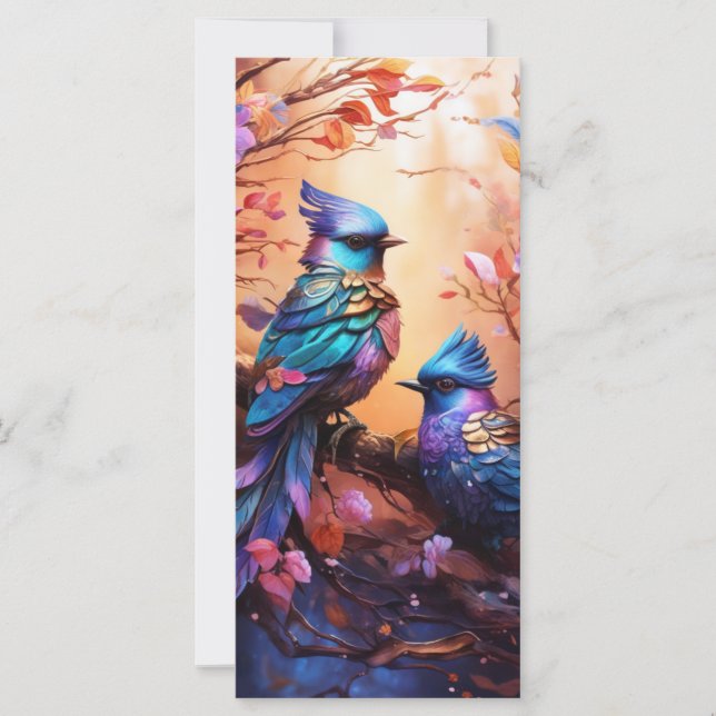 Colorida Fantasy Bird Art (Frente)