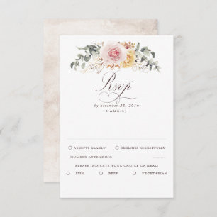 Colorida Foliage Boho Wedding RSVP