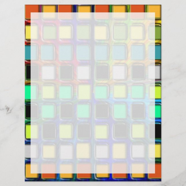 Colorida Grid Tilada por Shirley Taylor (Frente)