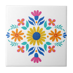 Colorida Mexicana Folk Art Floral