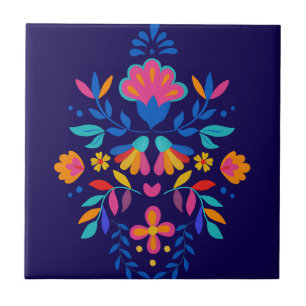 Colorida Mexicana Folk Art Floral