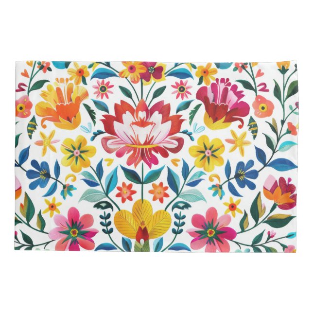 Colorida Mexicana Folk Art Floral (Verso)