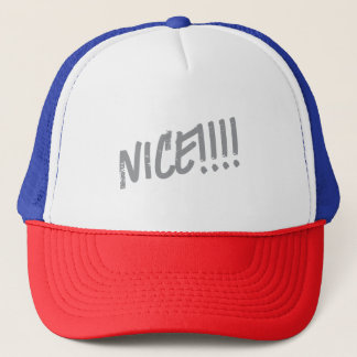 Colorida "NICE!!!!!" Boné Trucker