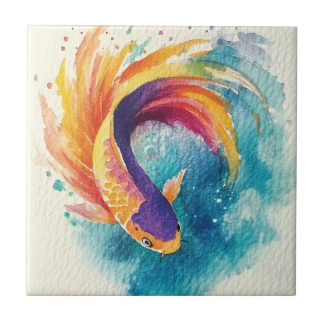 Colorida Peixe Koi (Frente)