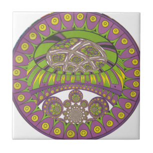 Colorida Pó Amarelo, renda decorativa, padrão étni