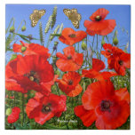 Colorida Poppy Field<br><div class="desc">Um campo de papoilas vermelhas maravilhosas,  uma caixa de presentes tão bonita para alguém especial,  ou porque não se tratar?</div>