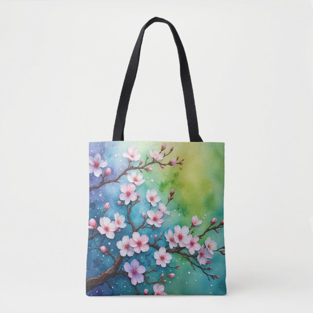 Colorida Sakura Fantasy Bolsa (Frente)