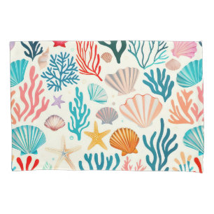Colorida Seashell de Coral Tropical de Verão