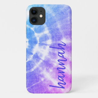 Colorida Tie Dye Personalize a capas de iphone do