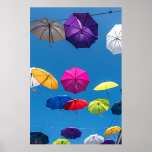 Colorida Umbrella Lane Nassau Bahamas Poster