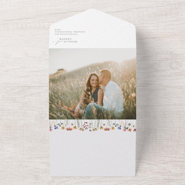 Colorida Wildflower | Selo De Fotografia E Envio (Outside)