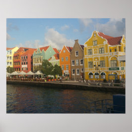 Colorida Willemstad Curacao Poster