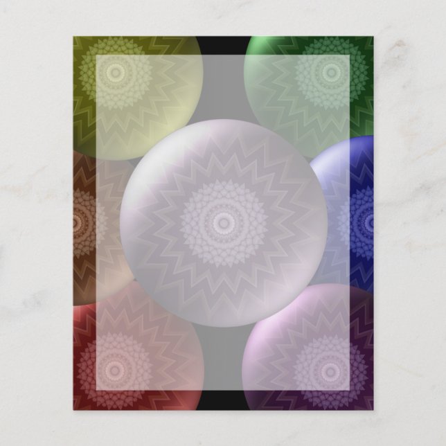 Colorido 7 Chakra Flyer (Frente)