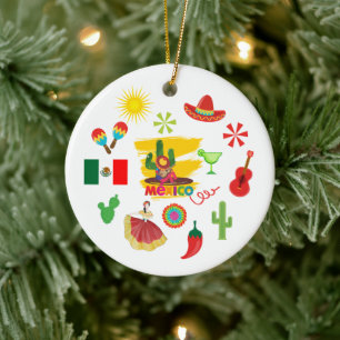 Colorido Enfeites de natal mexicano