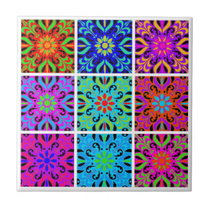 Colorido Espanhol Moderno Marroquino