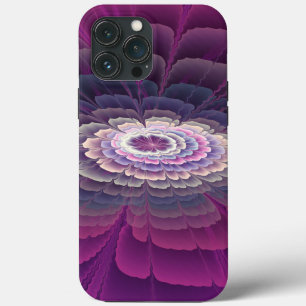 Colorido Floral Abstrato Arte Fractal Rosa