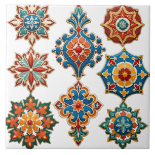 Colorido,marroquino,mosaico,