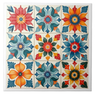 Colorido,mediterrânico,mosaico,